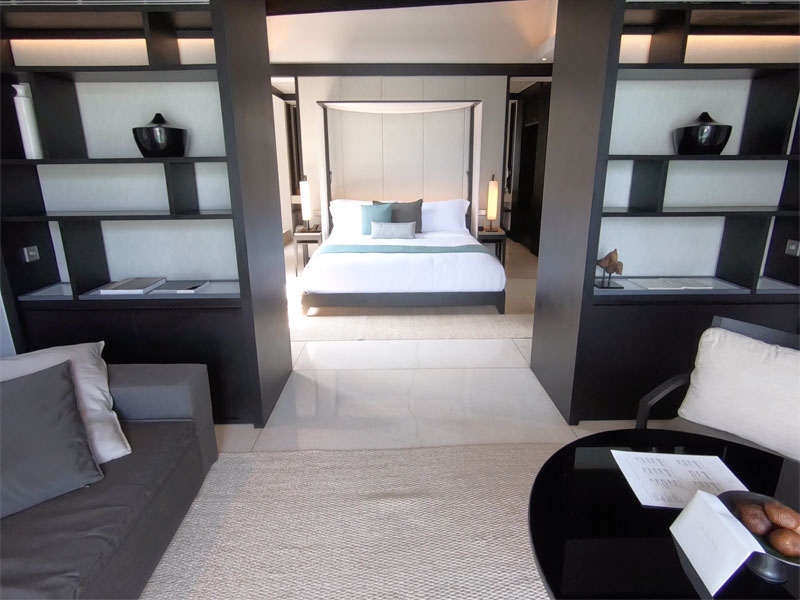 SOORI BALI bedroom lounge area